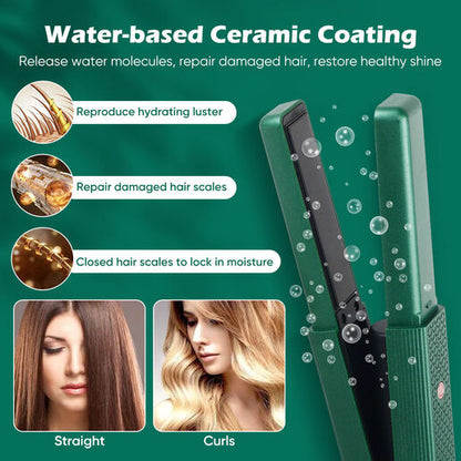 Portable Hair Straightening Comb Curling Stick Splint