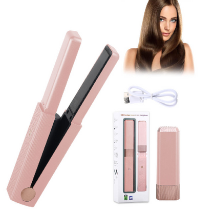 Portable Hair Straightening Comb Curling Stick Splint